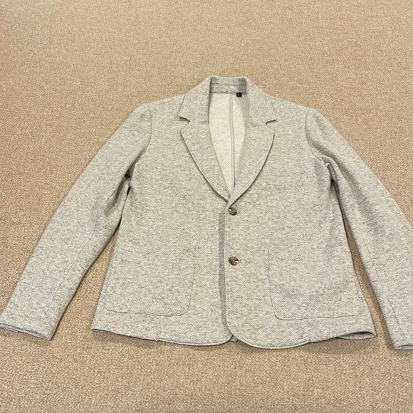 Beautiful Vince Casual Jacket Men Small Soft Gray Italian Fabric - Picture 1 of 7